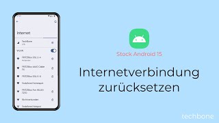 Internetverbindung zurücksetzen Android 15 [upl. by Mir459]