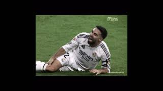 Dani Carvajal terrible injury vs Villarreal 😢 It looks more serious 😳 🤍💔 realmadrid [upl. by Forkey]