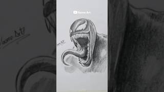 Como dibujar a Venom 🔥 en un minuto 👽😶 [upl. by Hterag]