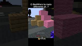 hoje o bedwars ta meio diferente pt 7 Minecraft minecraftmeme [upl. by Okomom]