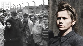 Execution of ruthless Nazi Guard at Auschwitz amp Bergen Belsen conc camps  Elisabeth Volkenrath [upl. by Ynehpets]