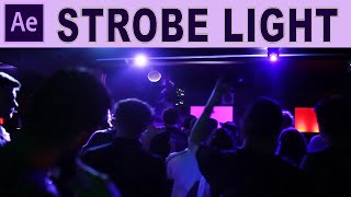 Strobe Light Effect  Adobe After Effects Tutorial [upl. by Teragram]