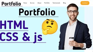 Create a Personal Portfoilo Responsive Website in Html Css amp js  3d Resume Cv Project Source Code [upl. by Ylrebmik]