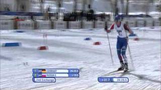 WU Erzurum 2011 Day 6 Nordic Combined  Team Gundersen 3X5 km [upl. by Riki]