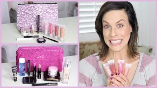 HAUL Lancome Makeup Unboxing Spring 2016 [upl. by Nylloc]