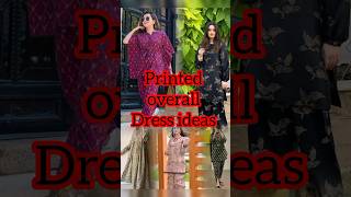 overall printed dress designs printed suit designs printed twopiecedressviralshorts [upl. by Ybab361]