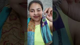 925silver Hastakala Series Earrings shoppingswadeshipitara onlineshopping weeding viralshorts [upl. by Gilmore]