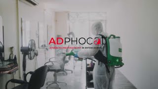 Adphocat99 Selfdisinfecting Surface Coating Service  Hair Salon [upl. by Mahgirb]