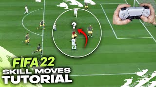 THE ONLY SKILL MOVES YOU NEED TO KNOW IN FIFA 22  TOP 8 SKILLS TUTORIAL [upl. by Aronid]