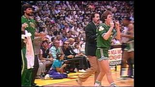 1984 Celtics Win Game 4 in OT Against Lakers [upl. by Ennoitna]