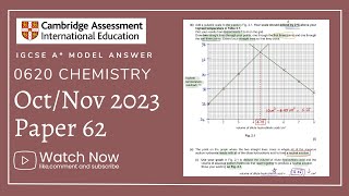 IGCSE Chemistry Paper 62  OctNov 2023  062062ON23 FULLY SOLVED [upl. by Cristine]