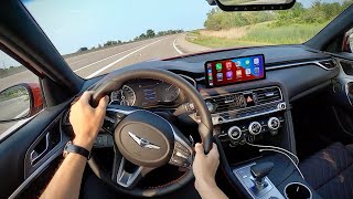 2022 Genesis G70 33T AWD  POV Review [upl. by Middendorf398]