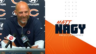 Matt Nagy on the return of Eddie Jackson  Chicago Bears [upl. by Omlesna718]