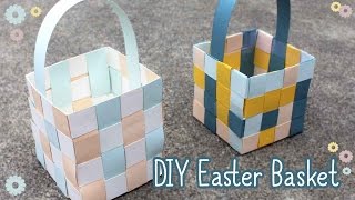 How To Make An Easter Basket 🐰 [upl. by Hnirt]