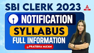 SBI Clerk Syllabus 2023  SBI Clerk 2023 Notification  Full Details [upl. by Aleacin394]