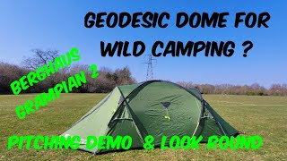 Berghaus Grampian 2 tent  Pitching demo and a look at its features [upl. by Llednov]