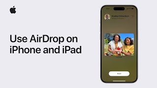 How to use AirDrop on your iPhone or iPad  Apple Support [upl. by Lubeck921]