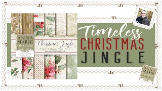 Timeless Christmas Jingle Paper Pads christmascrafts papercraft makingcards [upl. by Aihsyn743]