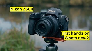 Nikon Z50II New DX First Look [upl. by Sabsay801]