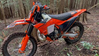 2024 KTM 300 EXC TBI First Ride Impressions [upl. by Dronel239]