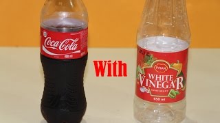 Science Experiments  Coca Cola and Vinegar [upl. by Guenevere]