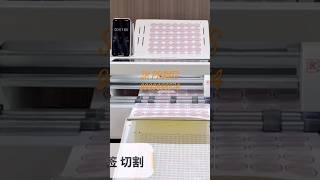 Sticker Cutting Machine A3Sheet Label Cutter Vulcan Digital Label Die Cutter plotter tranding [upl. by Nylirac]