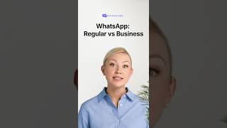 Regular WhatsApp vs WhatsApp Business  How to choose whatsapp shorts trending [upl. by Lillian476]