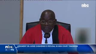 High Court to hear arguments on recusal of Judge Moses Chinhengo  nbc [upl. by Haramat696]