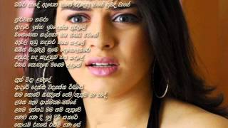 Nihanda Gamane නිහඩ ගමනේ මේ තරම් දුර  Lyrics  Bachi Susan ft Shanika Madumamali [upl. by Anyel]