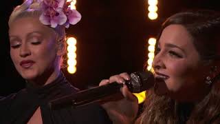 The Voice 2016 Alisan Porter and Christina Aguilera Finale Youve Got a Friend [upl. by Aerdnad]