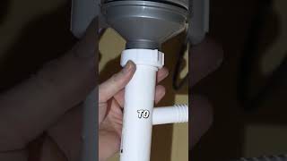 PTrap Installation On A Kitchen Sink plumbing diy howto [upl. by Aiki]