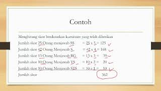 Tentang Skala Likert Untuk Pengukuran Penelitian serta Contoh Penelitian Mengunakan Skala Likert [upl. by Scarlet307]