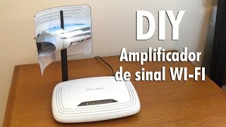 Amplificador de Sinal WIFI  Faça em Casa  DIY [upl. by Vel]