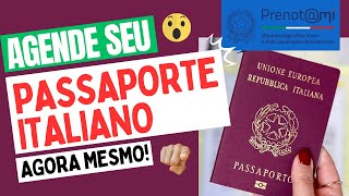 Passaporte Italiano  Como conseguir agendamento Prenotmi  Dicas  Cidadania Italiana [upl. by Valorie]