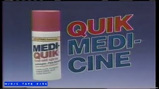 MediQuik First Aid Spray Commercial  1985 [upl. by Scotney]