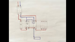 Схема подключения реле задержки времени Hager EZN001  контактор Электрик Киев Сборка электрощита [upl. by Lidaa429]