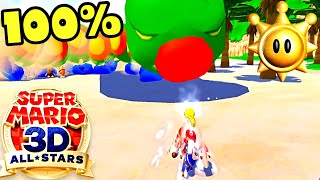 Super Mario Sunshine Gelato Beach 100 Walkthrough 8 [upl. by Iliam]