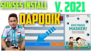 Sukses Cara Install Dapodik Versi 2021  Rilis Aplikasi Dapodik Versi 2021 [upl. by Attelahs]