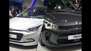 Hyundai i20 vs Kia Rio [upl. by Onaivatco530]