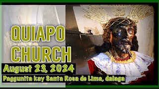 Quiapo Church Live Mass Today Friday August 23 2024 [upl. by Myles]