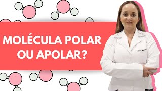 Como identificar se uma molécula é polar ou apolar [upl. by Yltnerb]