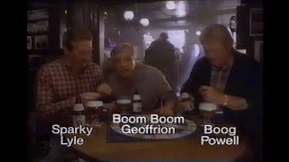 Miller Lite Sparky Lyle Boom Boom Geoffrion Boog Powell 1980s TV Commercial [upl. by Atteynot293]