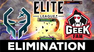 ELIMINATION  GEEK FAM vs EXECRATION  ELITE LEAGUE SEA CLOSED QUALIFIERS DOTA 2 [upl. by Rebba]