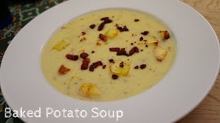 How to make Baked Potato Soup Lubys Restaurant Recipe [upl. by Assirhc]