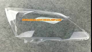 Honda CR V Headlight Plastic lens Cover Lenses haze Replacement [upl. by Arracot659]