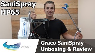 Graco SaniSpray HP65 Disinfectant Sprayer Unboxing and Review [upl. by Toffey]