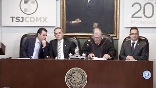 Informe de labores del TSJCDMX [upl. by Nagam797]