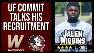 FSU Still in Play for 4 DL Jalen Wiggins  FSU Football Recruiting  Warchant TV FSU [upl. by Dnilazor306]