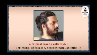 4 critical English words acrimony obfuscate defenestrate shambolic [upl. by Ymeraj]