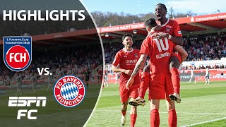 LATE VICTORY 🙌 Heidenheim vs Bayern Munich  Bundesliga Highlights  ESPN FC [upl. by Ruy359]